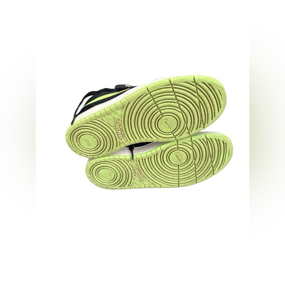 Nike Court Borough Mid 2 Gs Basketball Hook & Loop Leather Upper Sneakers 5Y - Picture 6 of 7